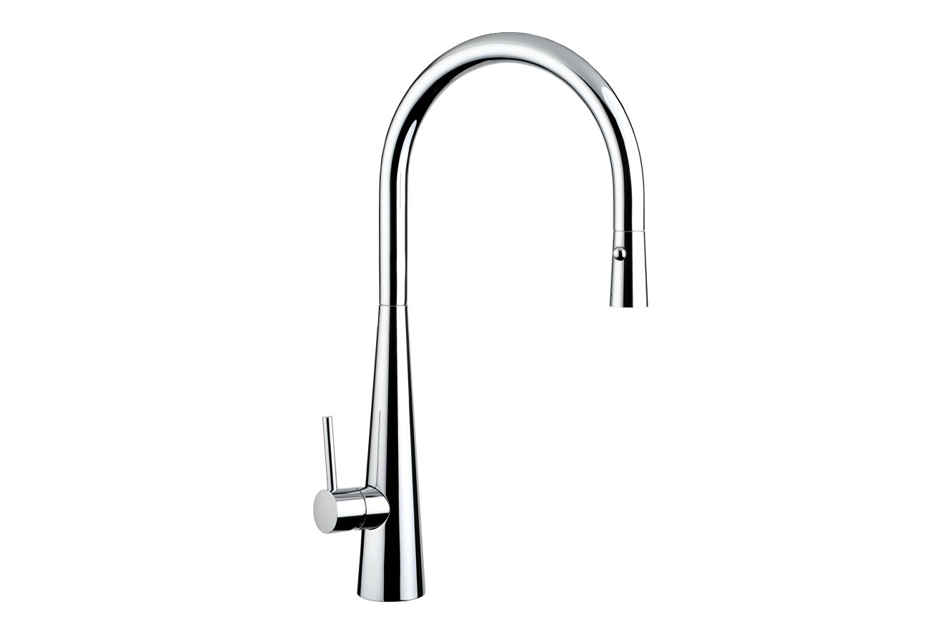 LINSOL GIACOMO SINK MIXER WITH PULL DOWN HOSE (GUN METAL)