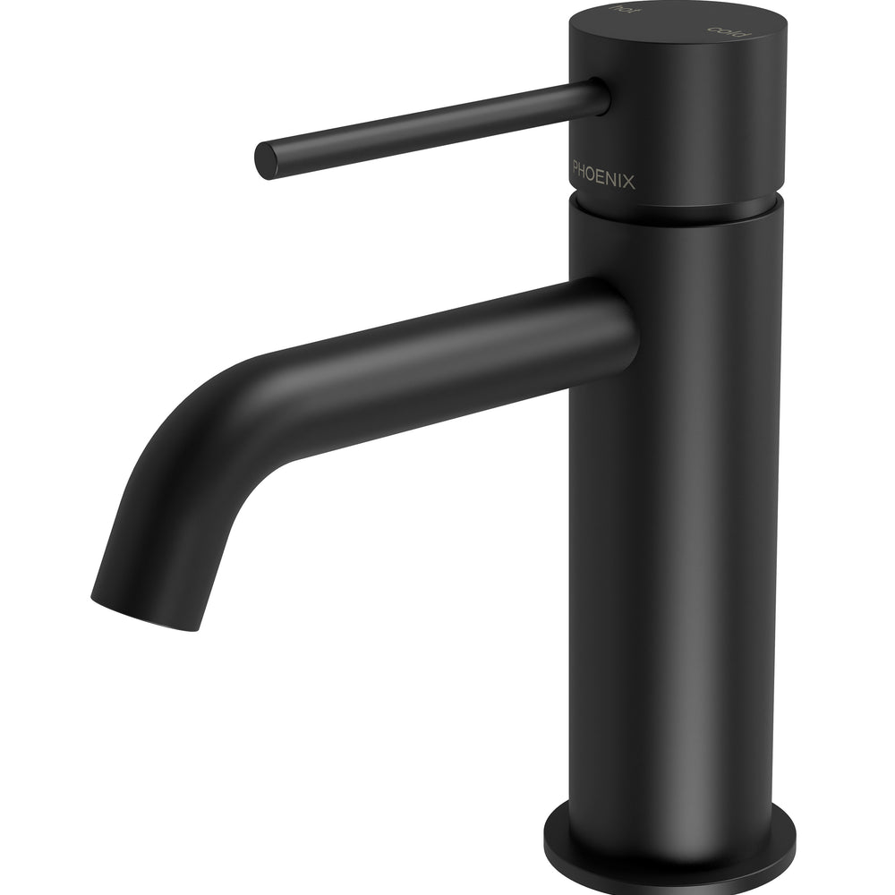 PHOENIX VIVID SLIMLINE BASIN MIXER OUTLET 166MM MATTE BLACK