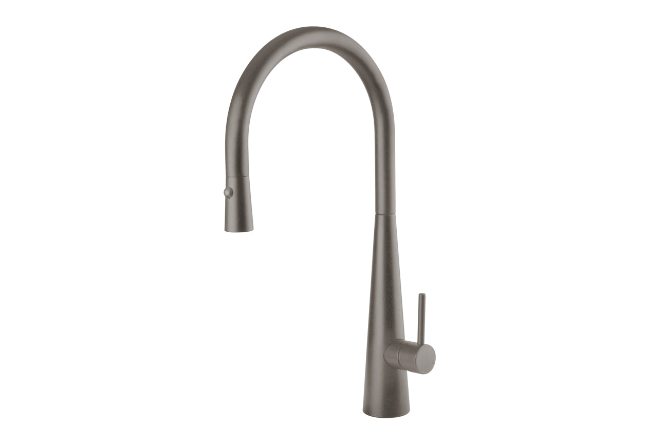 LINSOL GIACOMO SINK MIXER WITH PULL DOWN HOSE (GUN METAL)