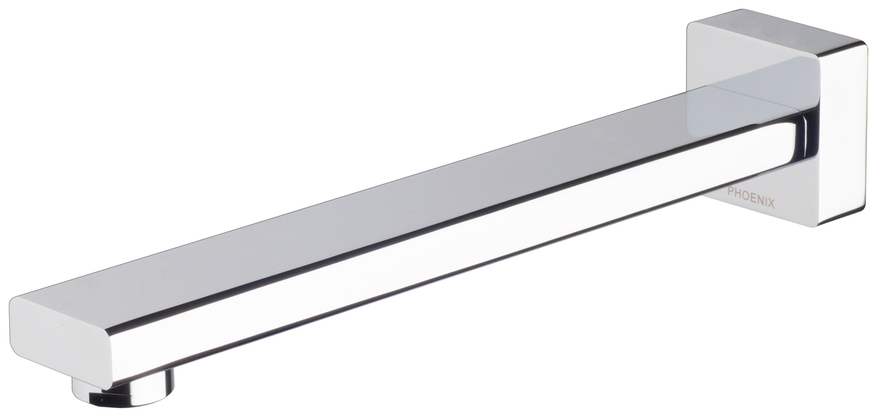 PHOENIX RADII WALL BATH OUTLET 230MM CHROME