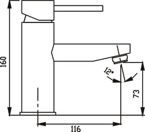 HELLYCAR IDEAL BASIN MIXER CHROME