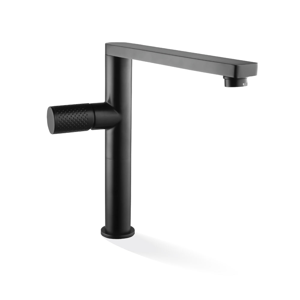 LINKWARE GABE SINK MIXER 250MM MATTE BLACK