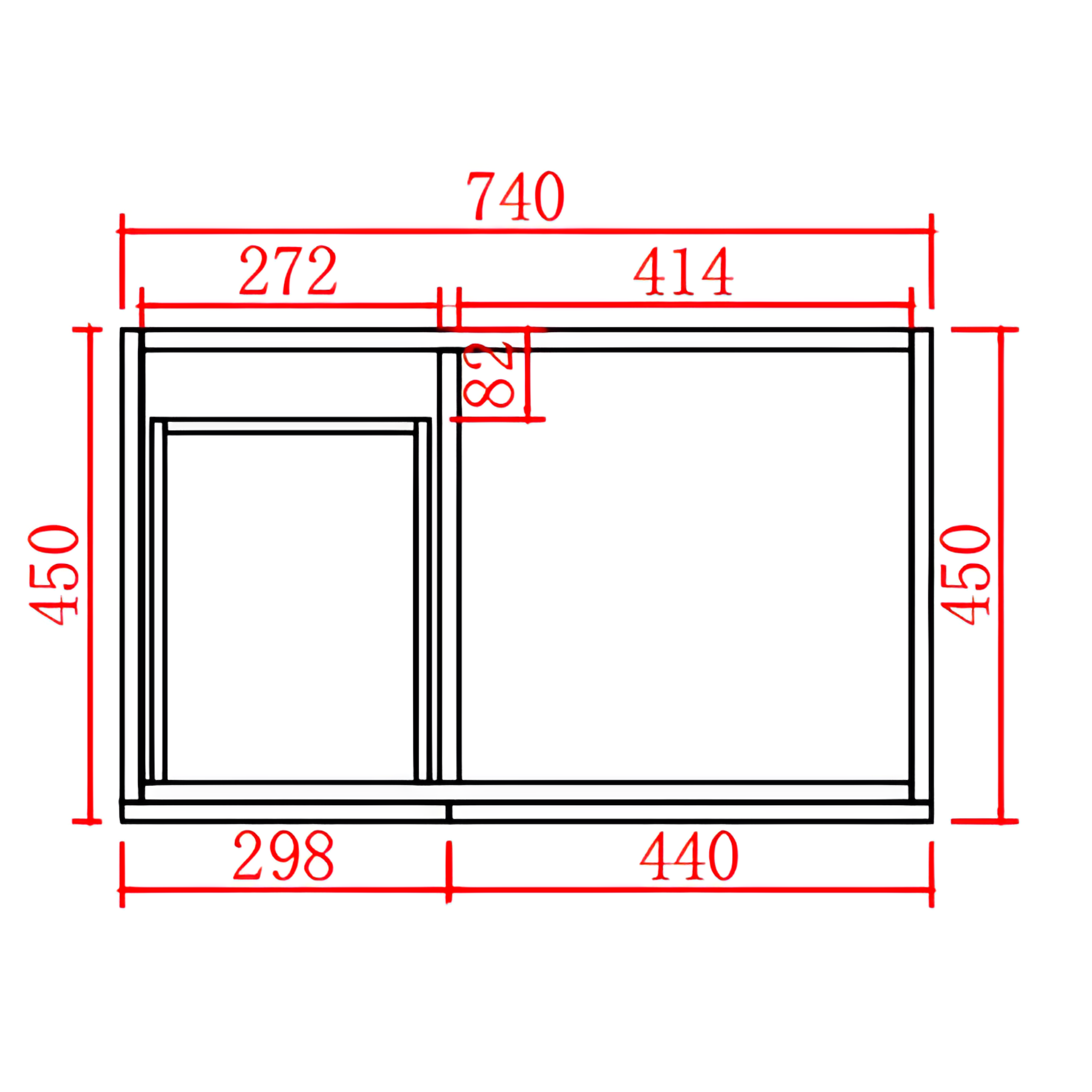 CETO ACACIA SHAKER MATTE BLACK 750MM SINGLE BOWL FLOOR STANDING VANITY (AVAILABLE IN LEFT AND RIGHT HAND DRAWER)