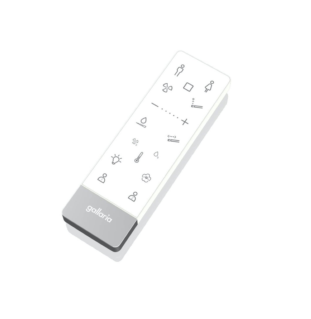 GALLARIA ALTA COMFORT RIMLESS WALL FACE PAN AND REMOTE BIDET PACKAGE GLOSS WHITE