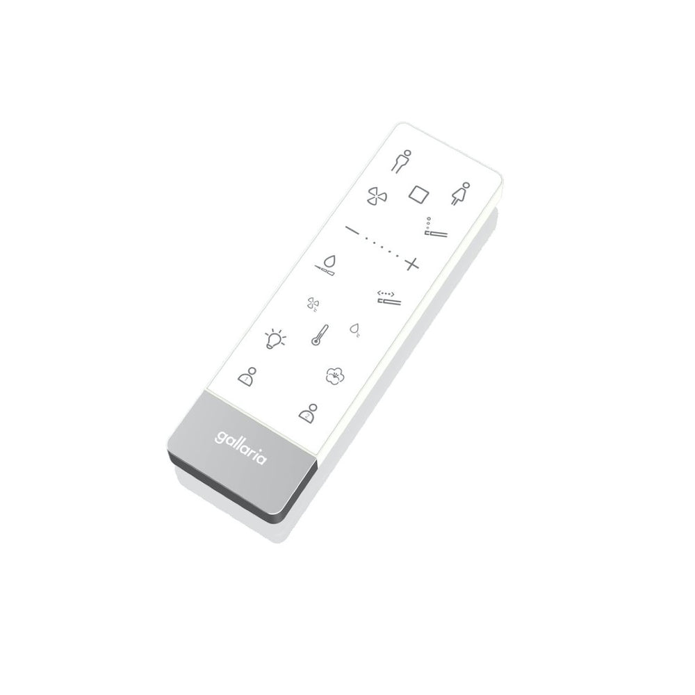GALLARIA ALTA COMFORT RIMLESS WALL HUNG PAN AND REMOTE BIDET PACKAGE GLOSS WHITE