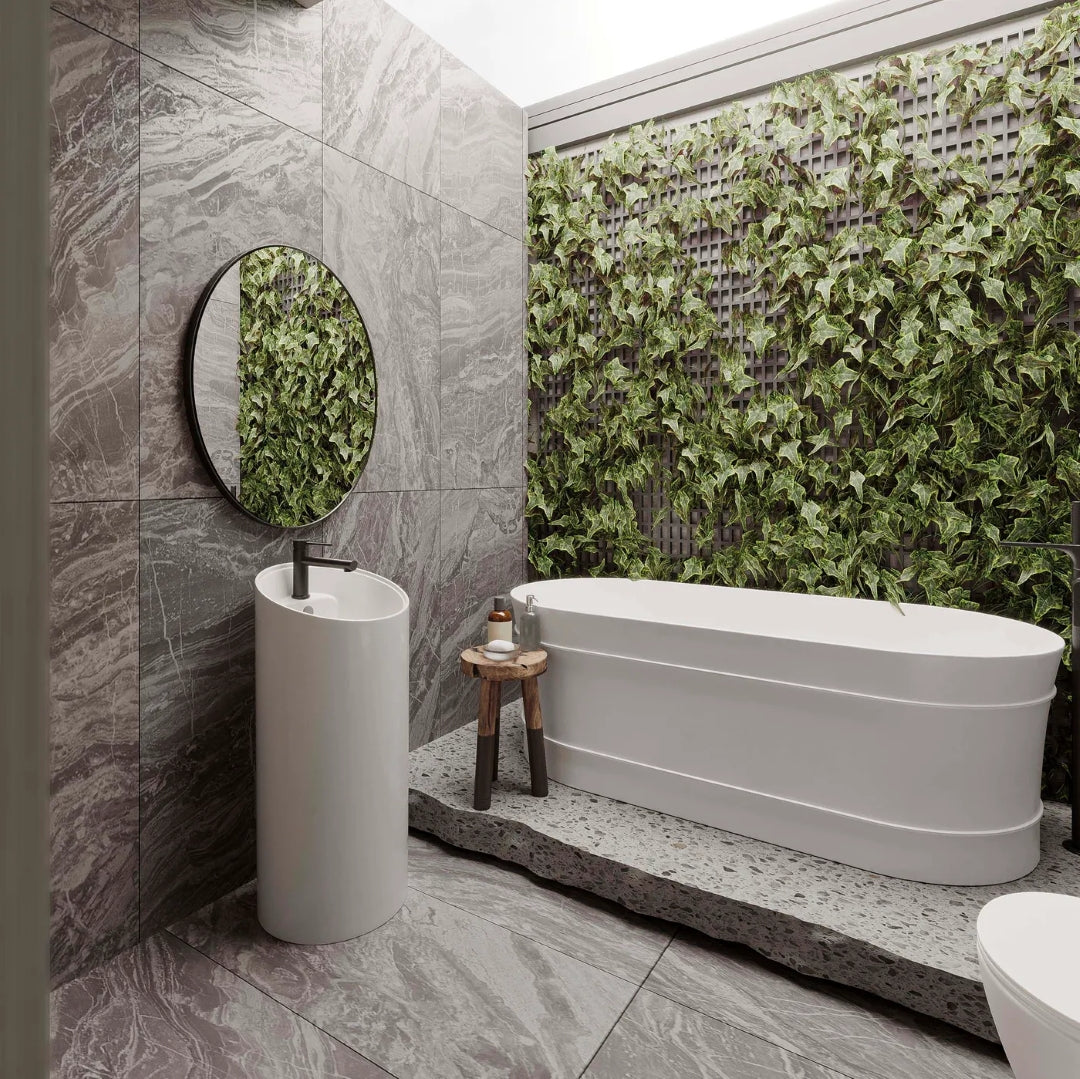 ATTICA BONDI FREE STANDING NON OVERFLOW BATHTUB 1700MM GLOSS WHITE