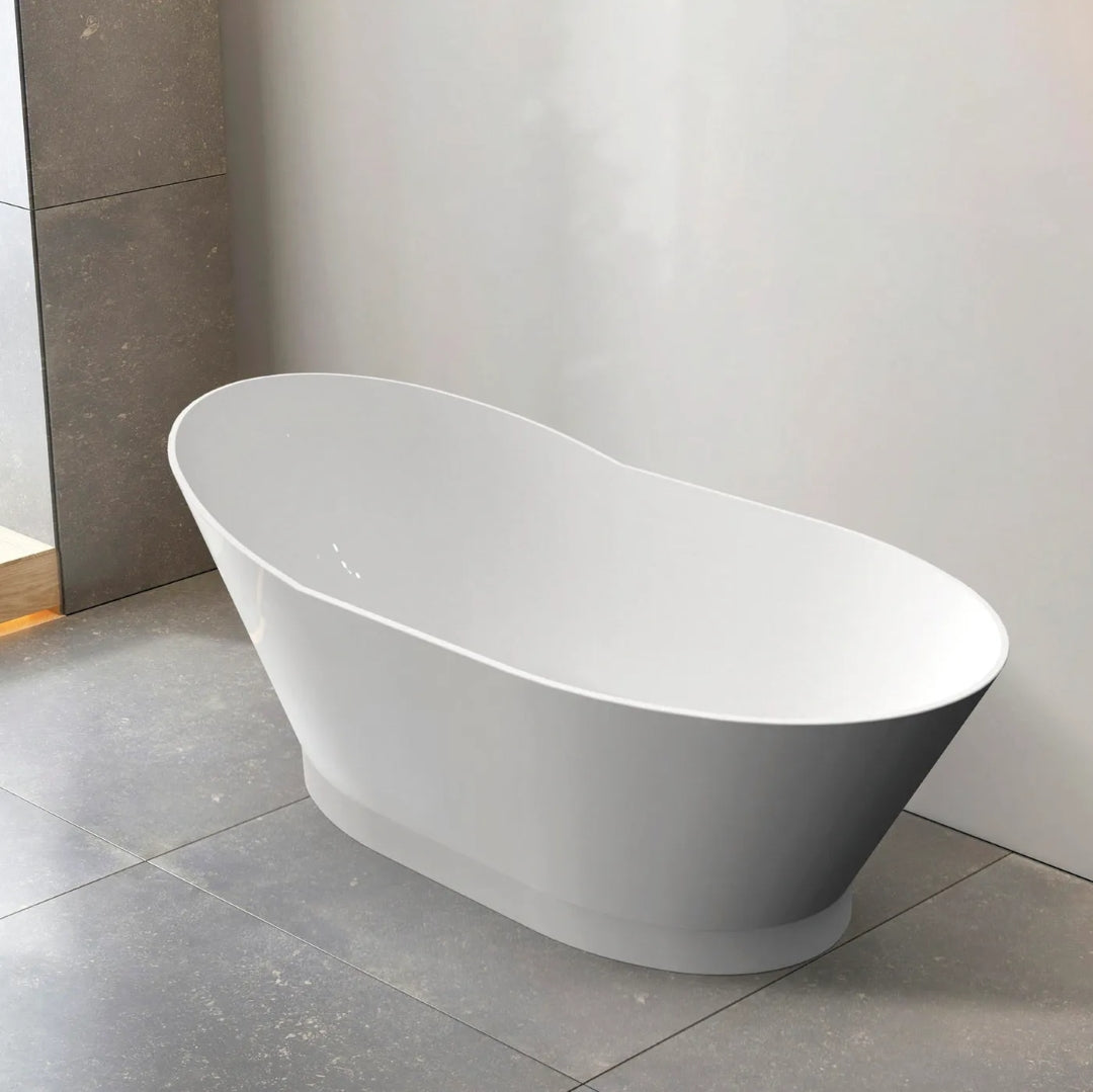 ATTICA LONDON FREESTANDING BATH GLOSS WHITE (AVAILABLE IN 1500MM AND 1700MM)