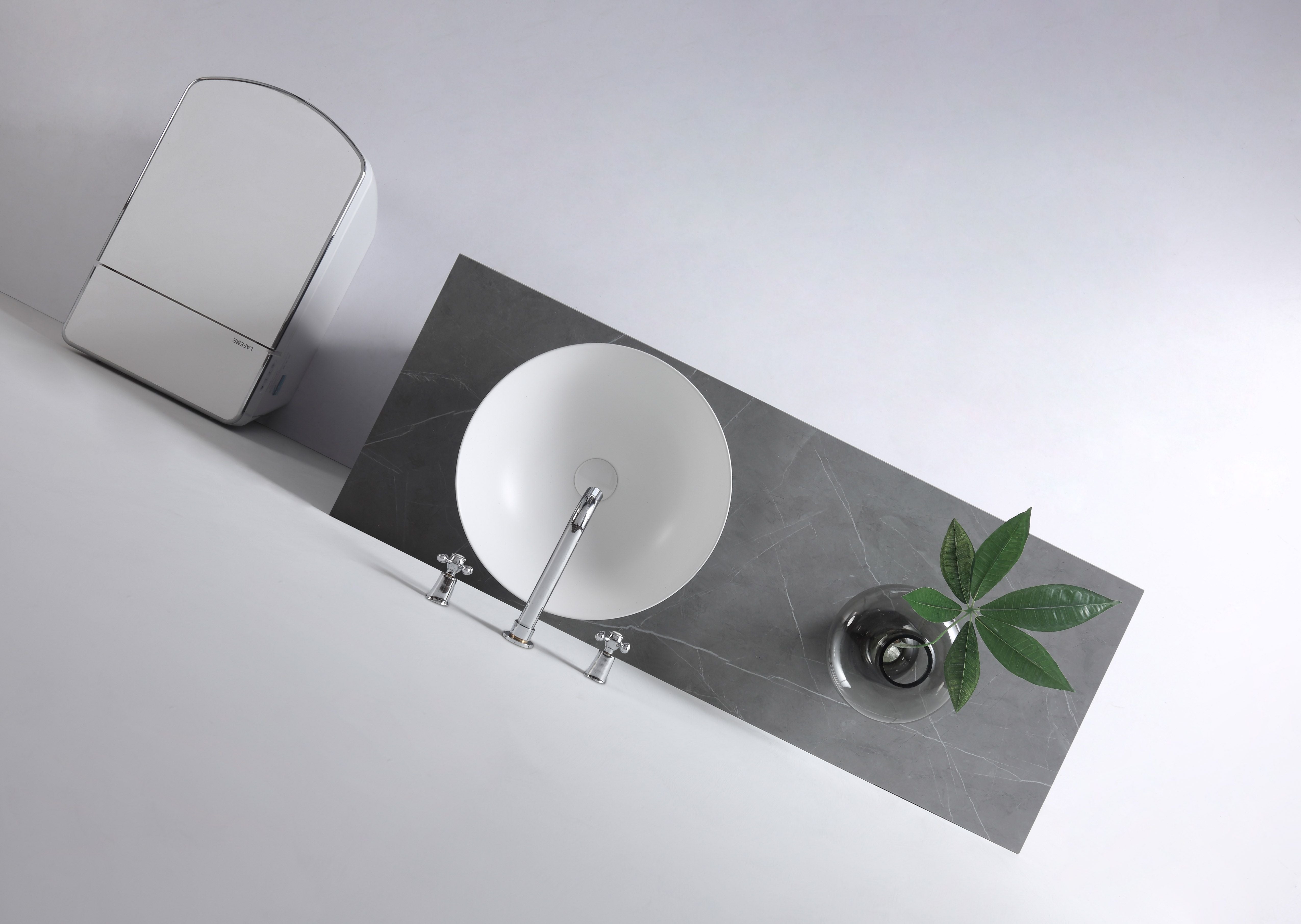 AULIC ARGYLE BASIN MATTE WHITE 405MM