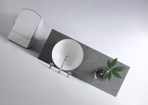 AULIC ARGYLE BASIN GLOSS WHITE 405MM