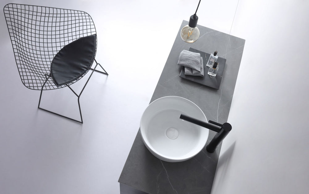 AULIC GARDINIER BASIN GLOSS WHITE 405MM