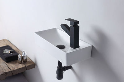 AULIC TYRRELL BASIN GLOSS WHITE 445MM