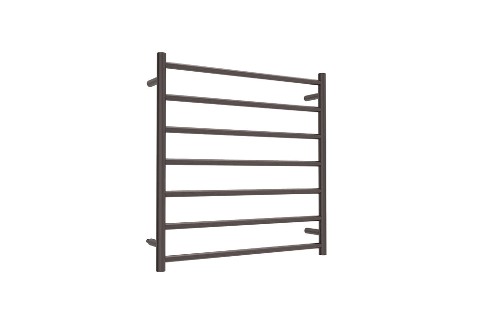 LINSOL ALLEGRA 7 BAR HEATED TOWEL RAIL GUN METAL 750MM