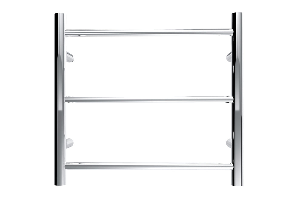 LINSOL AVID 3 BAR HEATED TOWEL RAIL CHROME 450MM