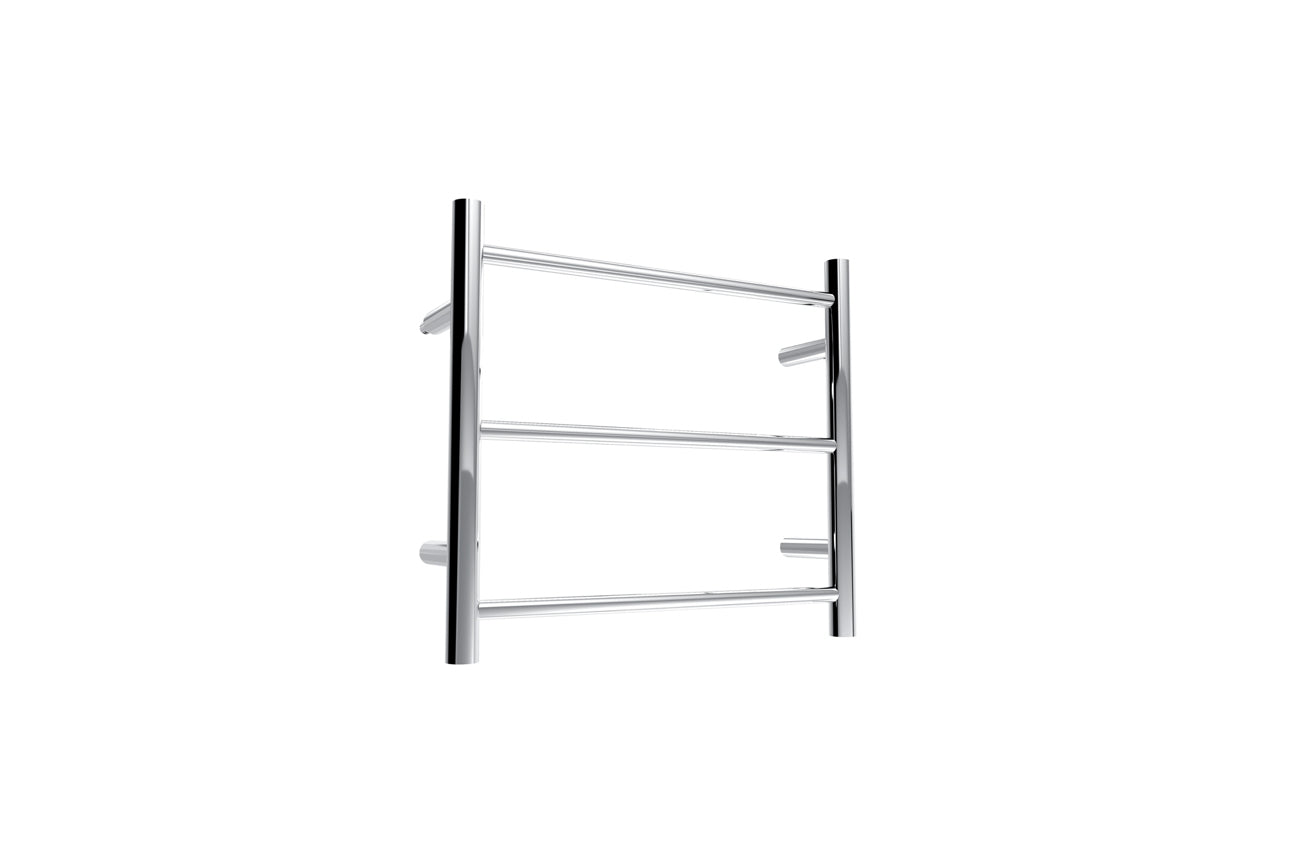 LINSOL AVID 3 BAR HEATED TOWEL RAIL CHROME 450MM