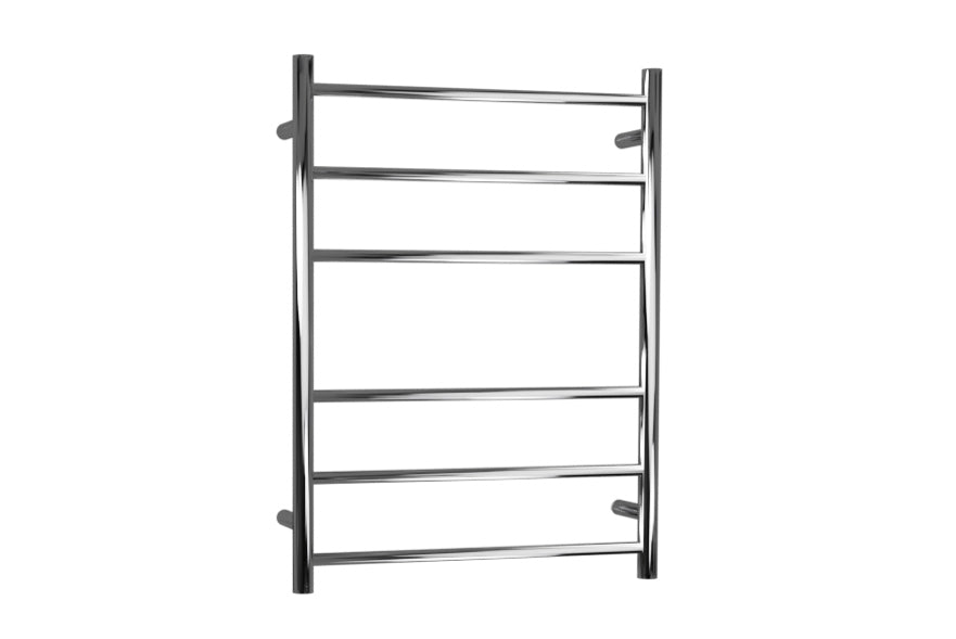 LINSOL AVID 6 BAR HEATED TOWEL RAIL CHROME 800MM