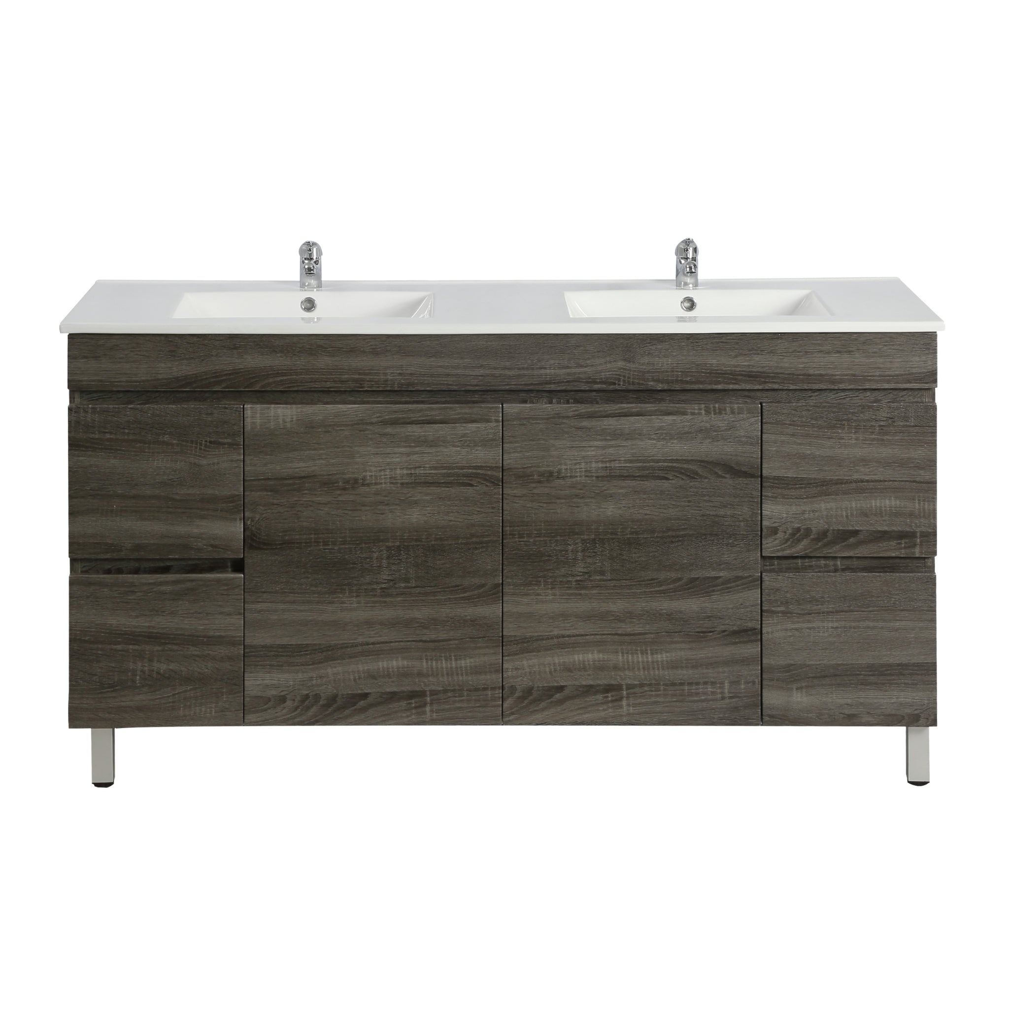 POSEIDON BERGE DARK GREY 1500MM FLOOR STANDING VANITY