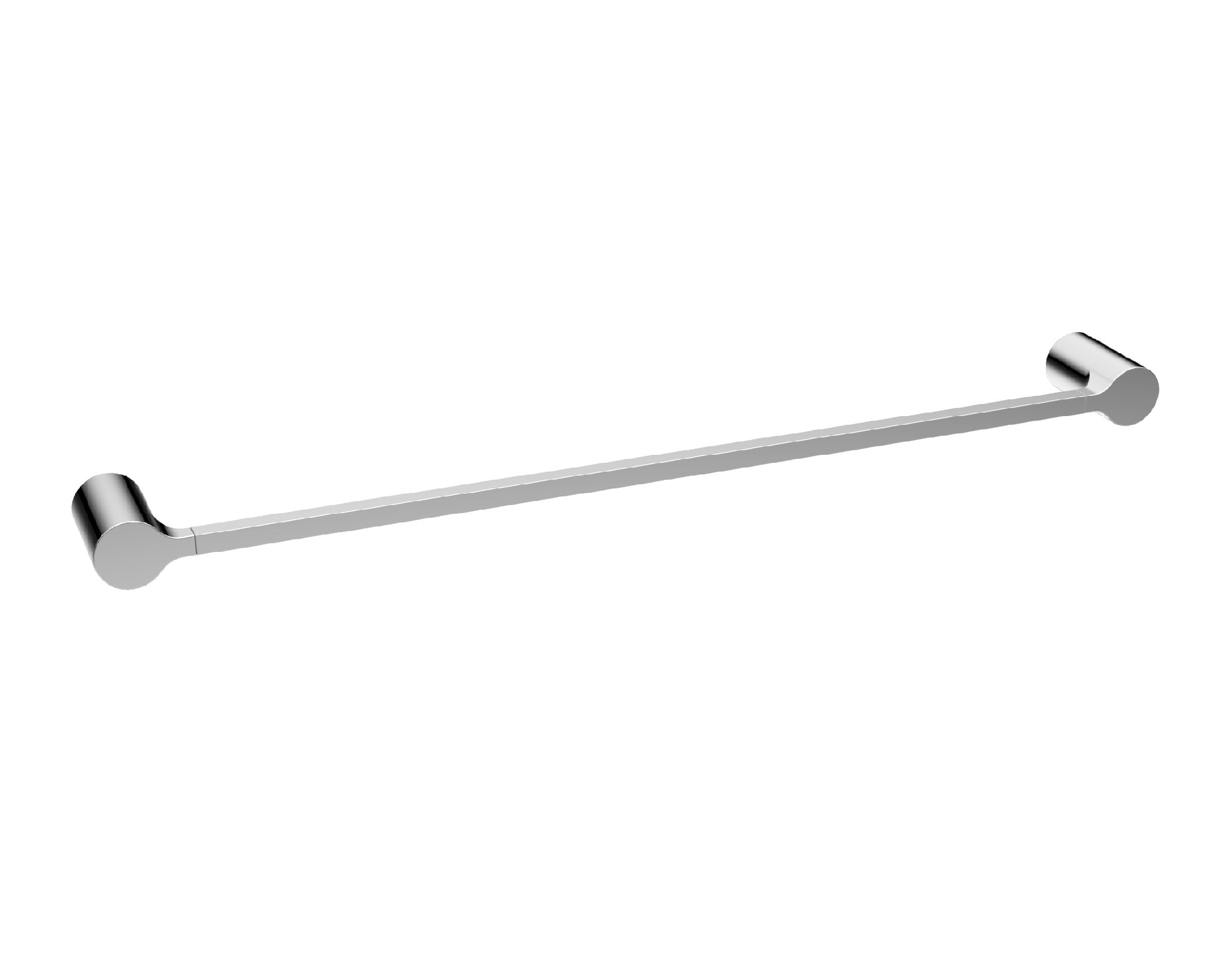 HELLYCAR KELLY SINGLE NON-HEATED TOWEL RAIL 600MM AND 800MM CHROME