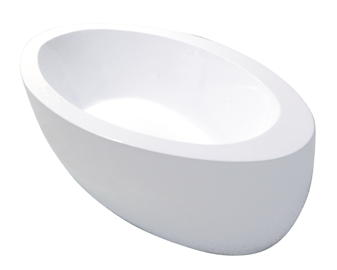 BROADWAY APLAUSO FREE STANDING BATH GLOSS WHITE 1840MM