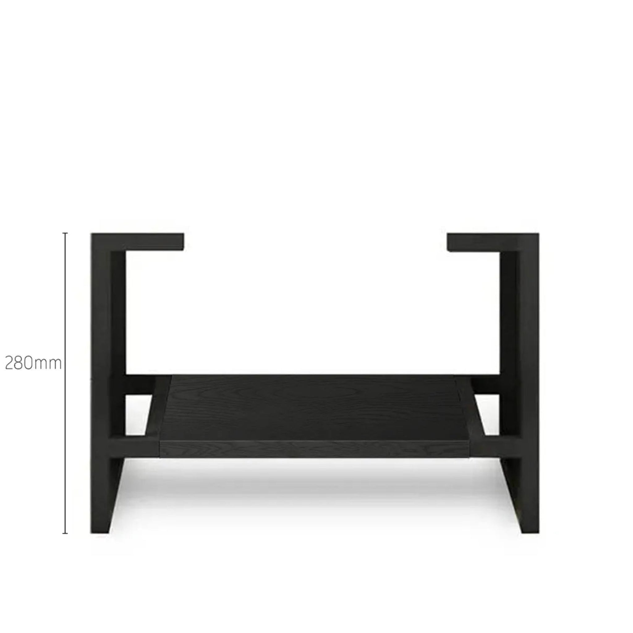 OTTI BYRON BLACK OAK 600MM SINGLE BOWL FLOOR STANDING VANITY