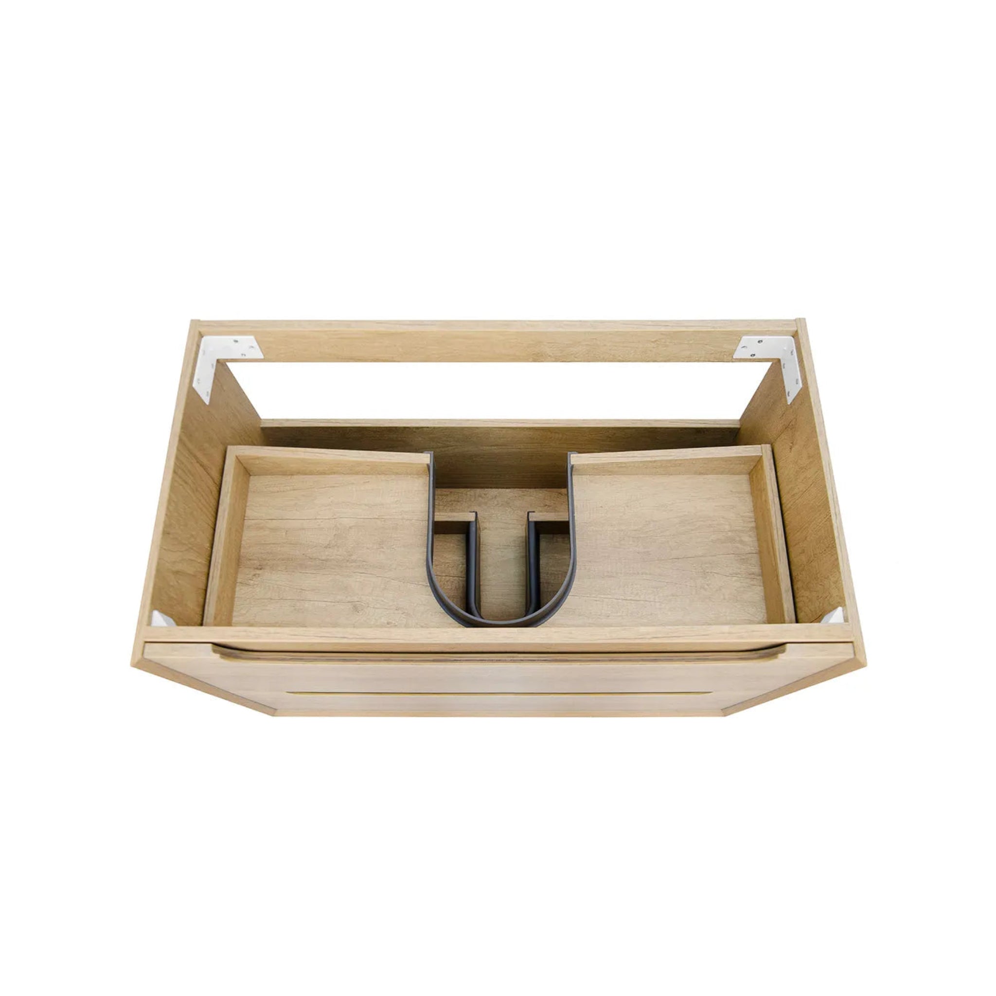 OTTI BYRON NATURAL OAK 750MM SINGLE BOWL WALL HUNG VANITY