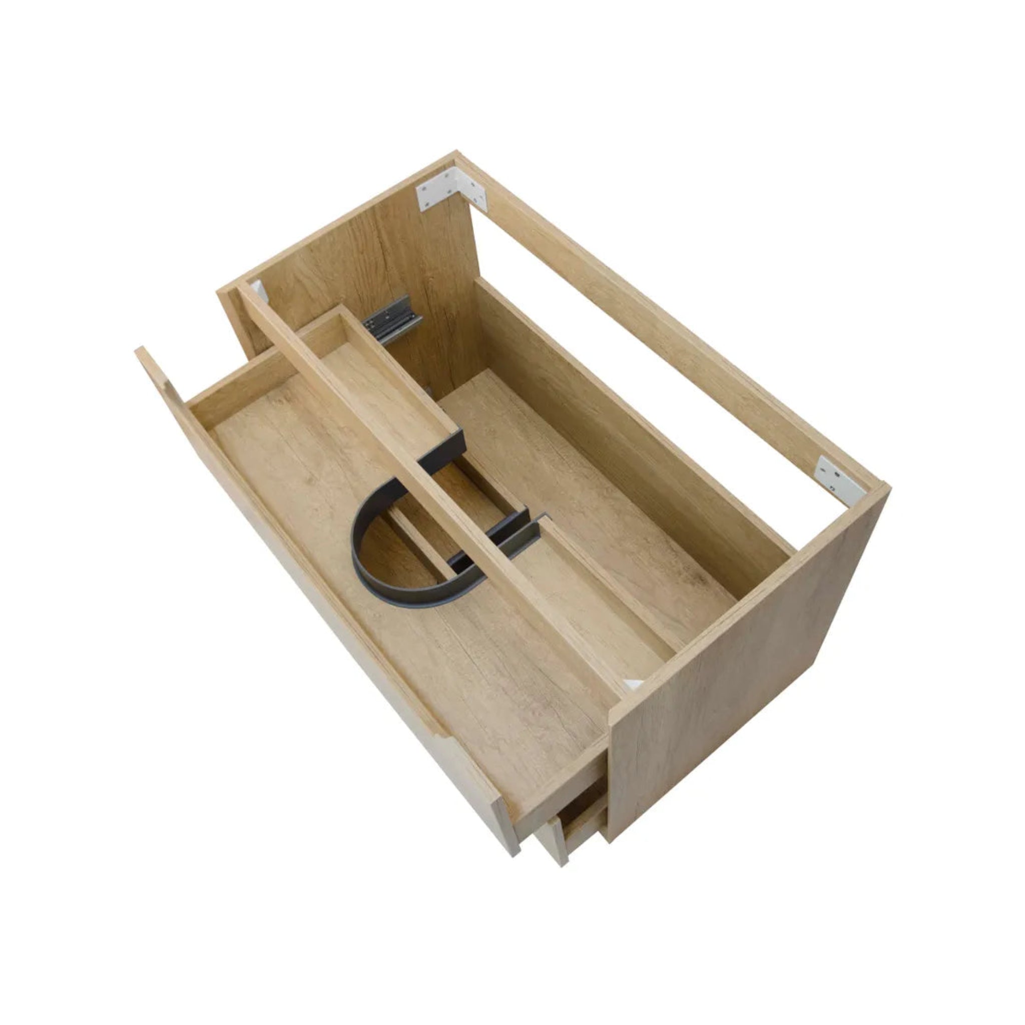 OTTI BYRON NATURAL OAK 900MM SINGLE BOWL WALL HUNG VANITY