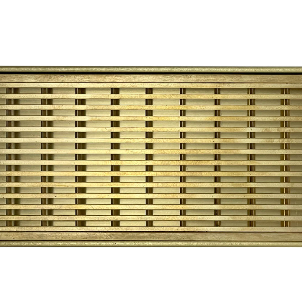 GRATES2GO NATURAL BRASS WEDGE WIRE DRAIN 1000MM LENGTH (CUSTOM AVAILABLE)