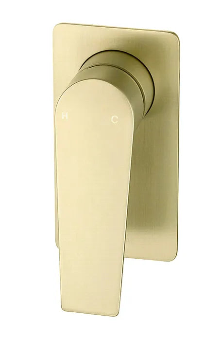 INSPIRE ZEVIO SHOWER MIXER 125MM BRUSHED GOLD
