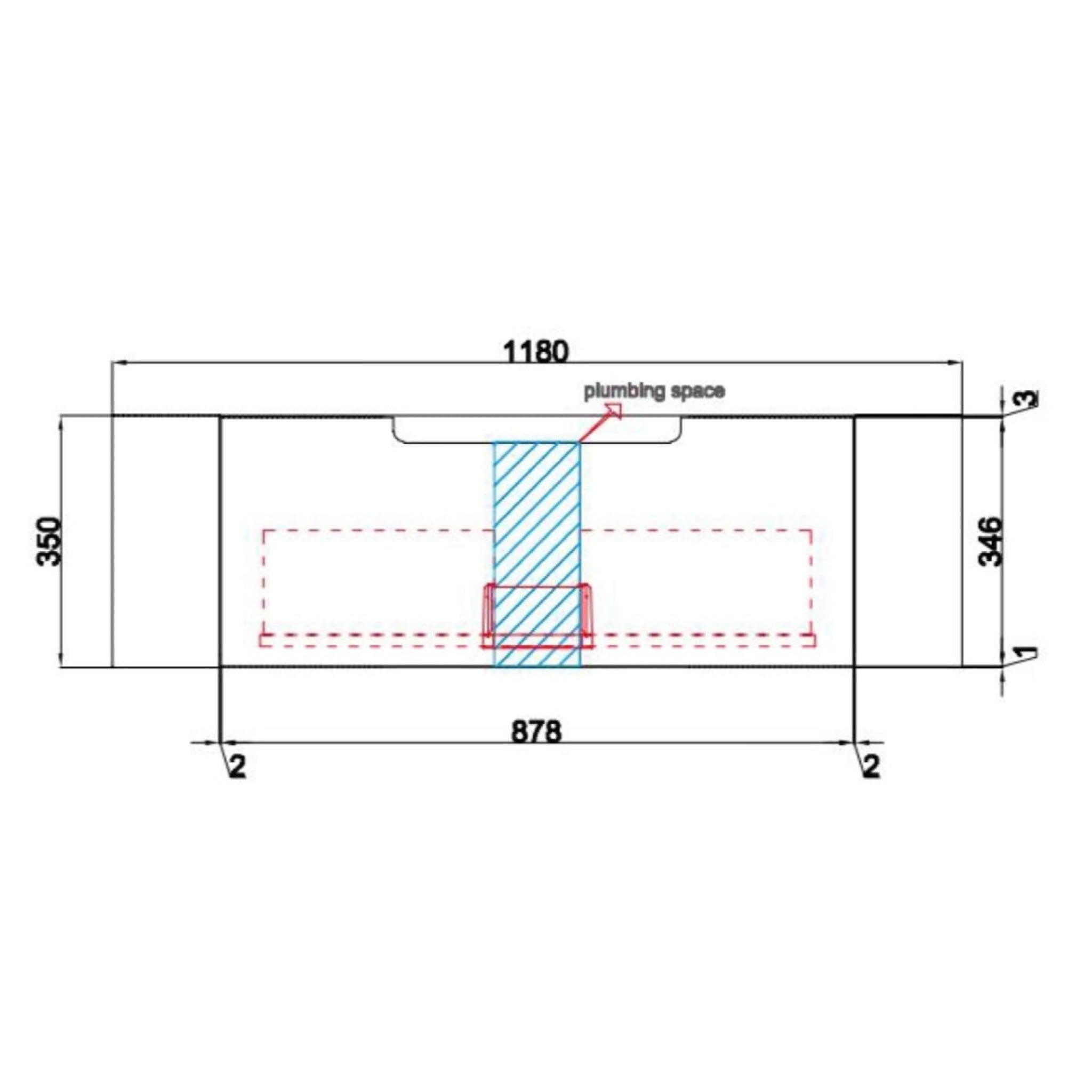 AULIC HAMILTON WHITE OAK 1200MM SINGLE BOWL WALL HUNG VANITY