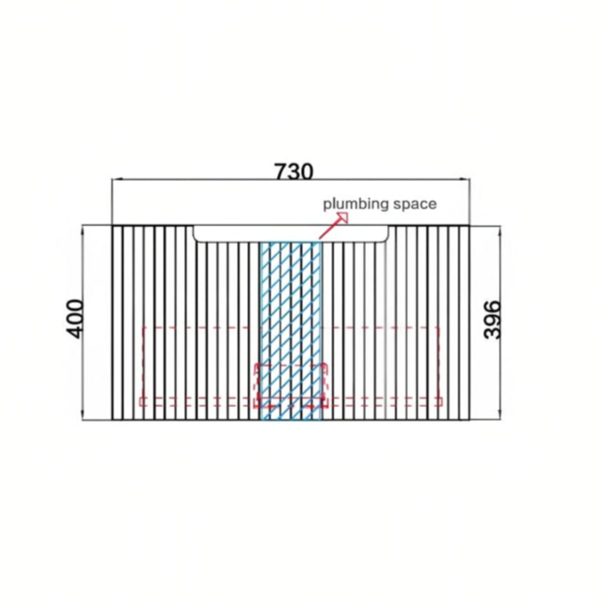 AULIC CALDER NATURAL OAK 750MM SINGLE BOWL WALL HUNG VANITY