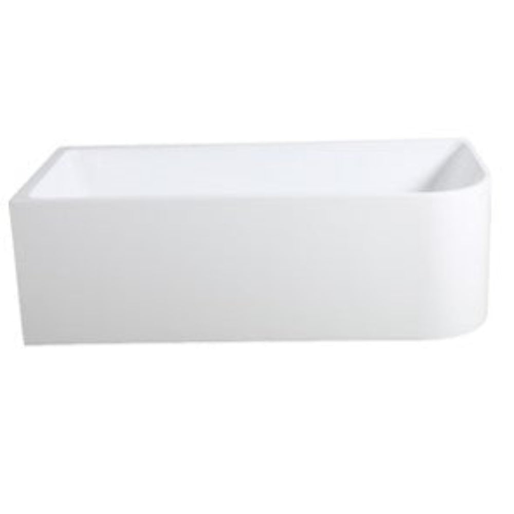 POSEIDON LEFT CORNER MULTI-FIT BATHTUB GLOSS WHITE (AVAILABLE IN 1300MM, 1400MM, 1500MM AND 1700MM)