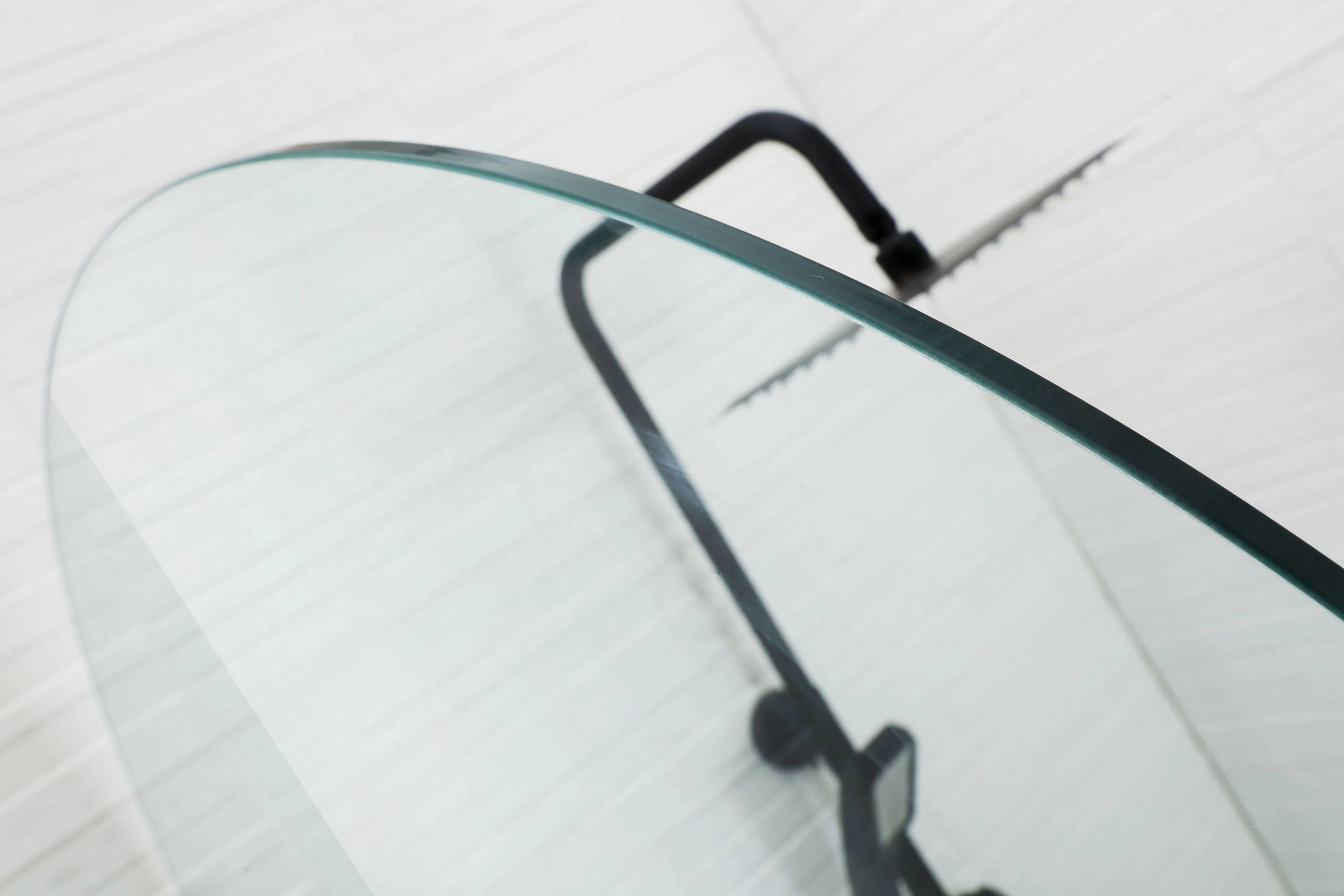 COVEY FRAMELESS ARCH WALK IN SINGLE FIX PANEL SHOWER SCREEN CHROME