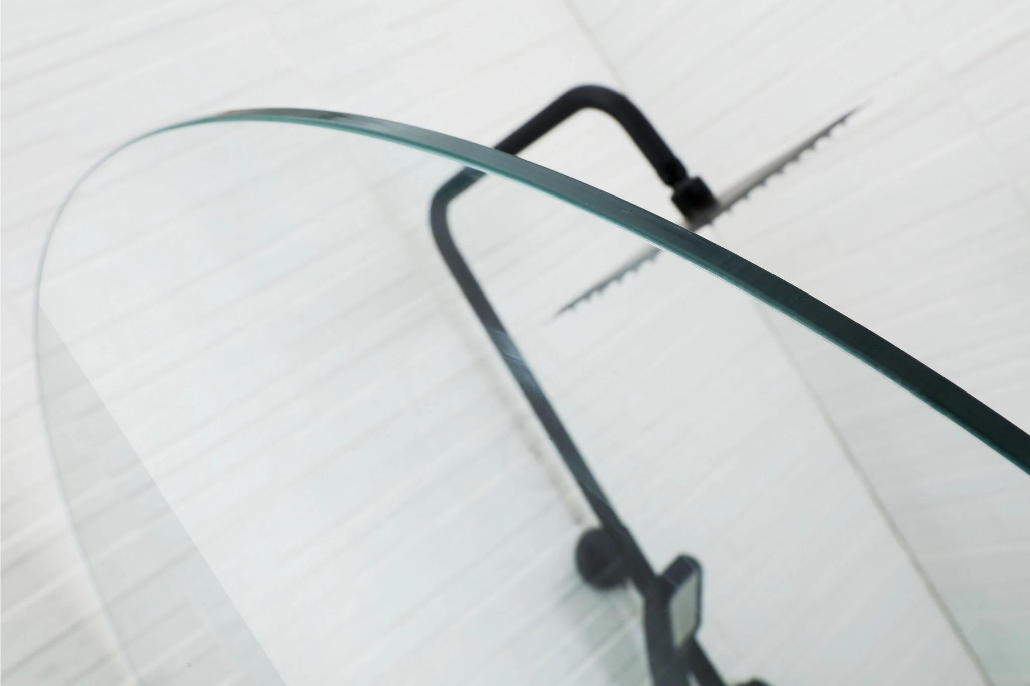 COVEY FRAMELESS ARCH WALK IN SINGLE FIX PANEL SHOWER SCREEN MATTE BLACK