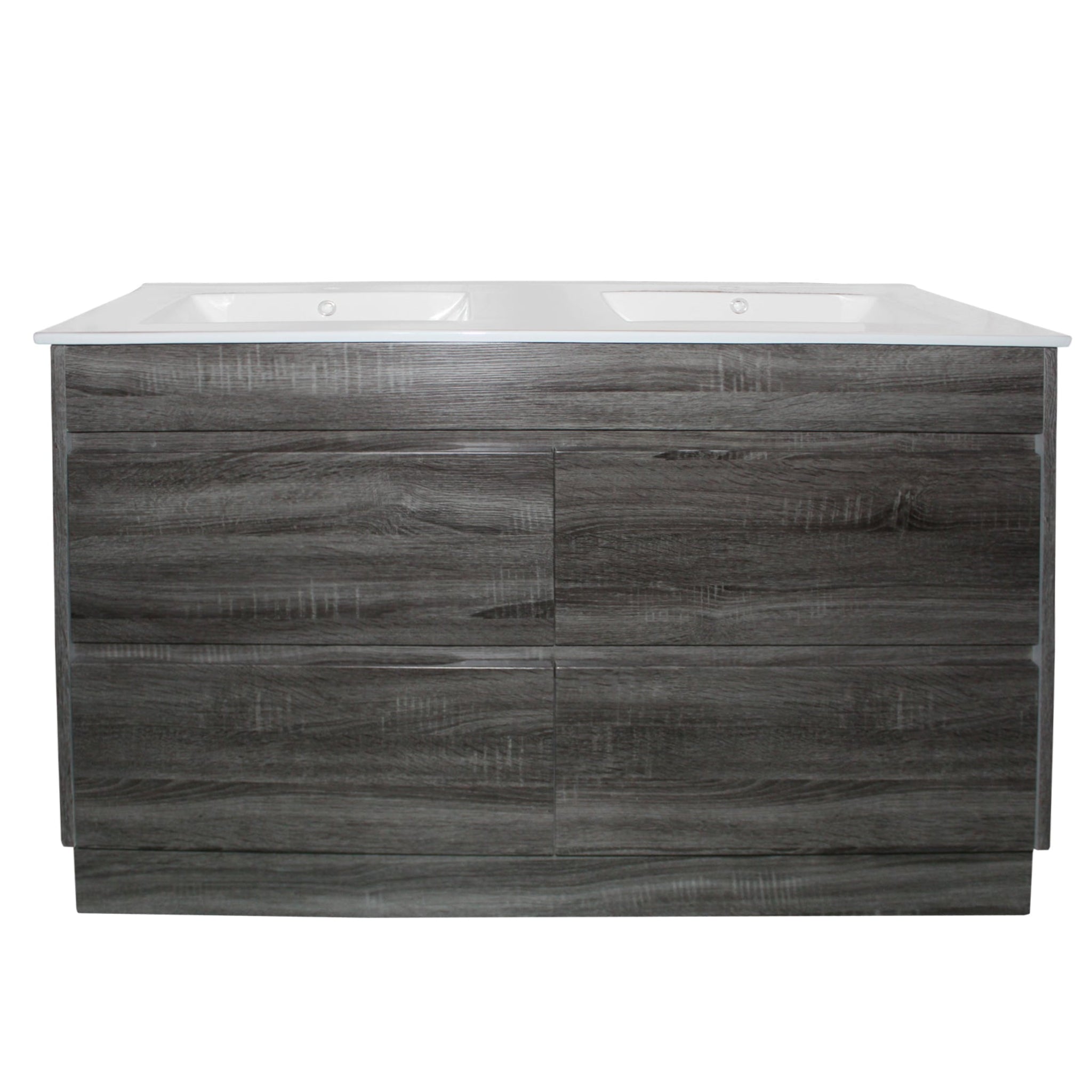 POSEIDON QUBIST DARK GREY 1500MM FREE STANDING VANITY