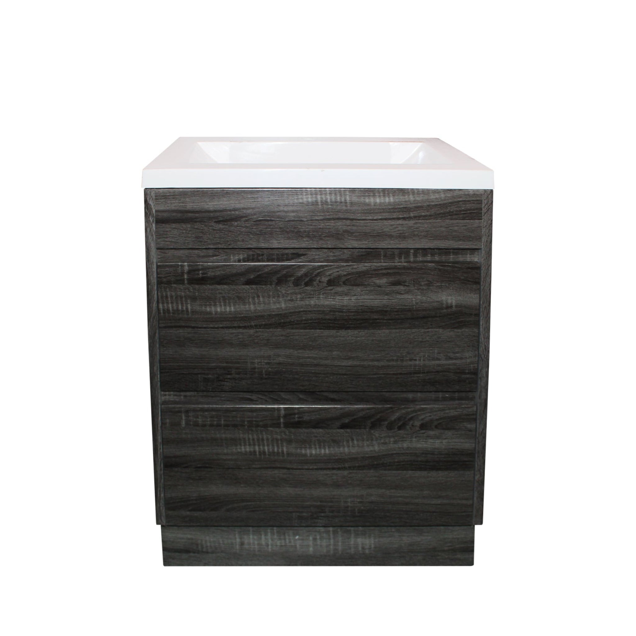 POSEIDON QUBIST DARK GREY 600MM FREE STANDING VANITY