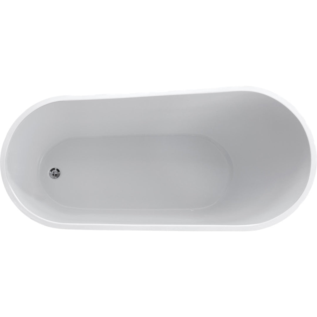DURAPLEX COCO FREE STANDING BATHTUB GLOSS WHITE (AVAILABLE IN 1500MM AND 1700MM)