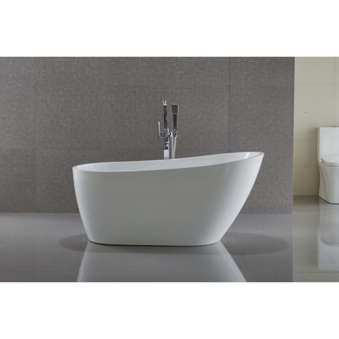 DURAPLEX COCO FREE STANDING BATHTUB GLOSS WHITE (AVAILABLE IN 1500MM AND 1700MM)
