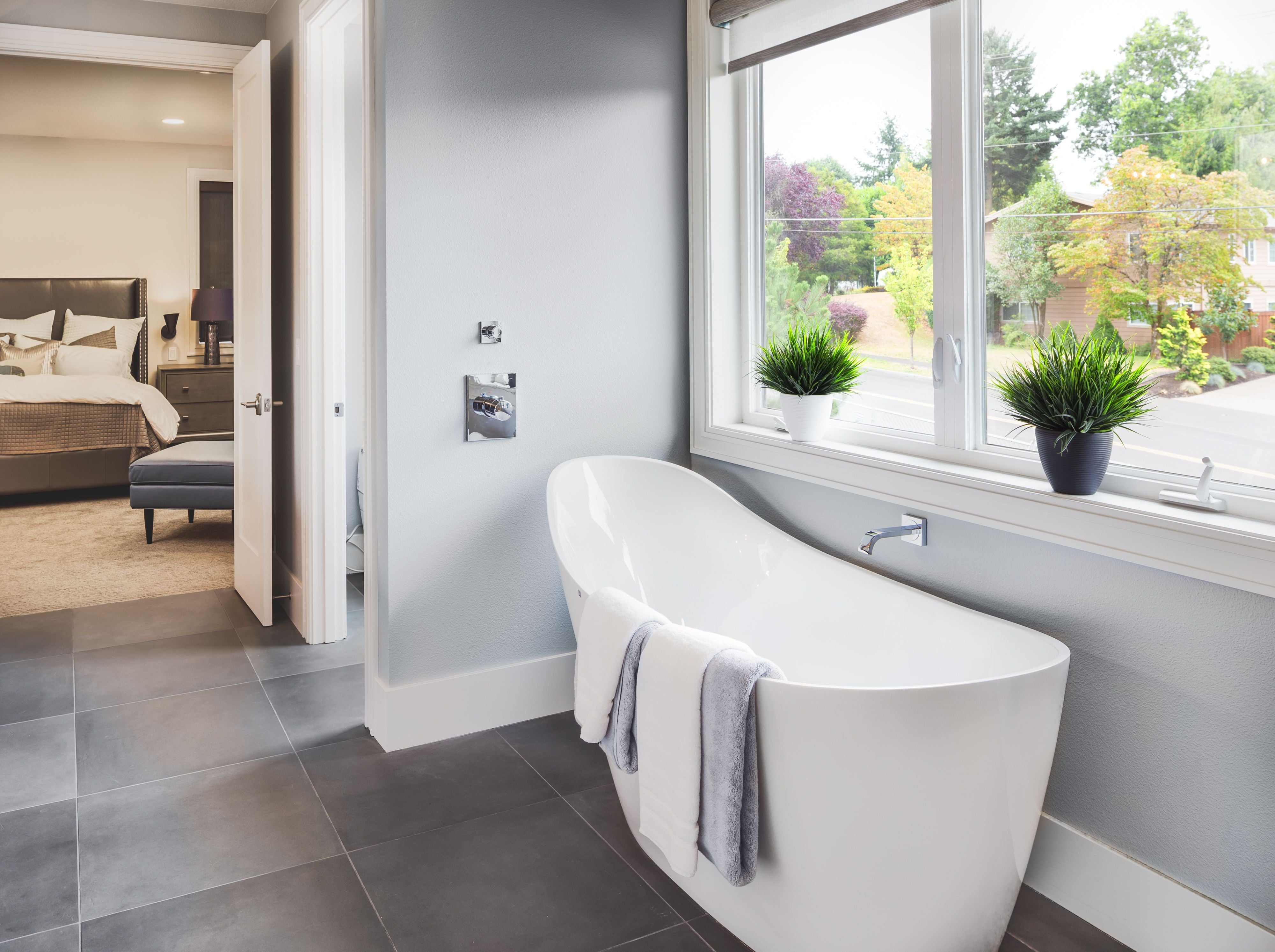 POSEIDON EVIE FREE STANDING BATH NF MATTE WHITE (AVAILABLE IN 1500MM AND 1660MM)