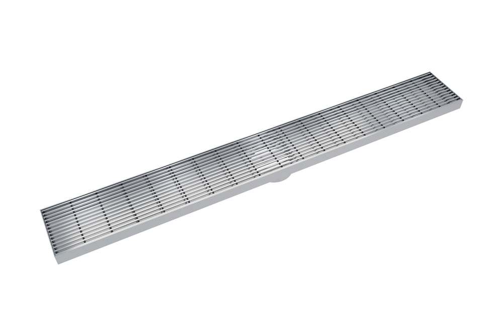 LINSOL EZYFLOW HEELGUARD CHANNEL BRUSHED STAINLESS 800MM