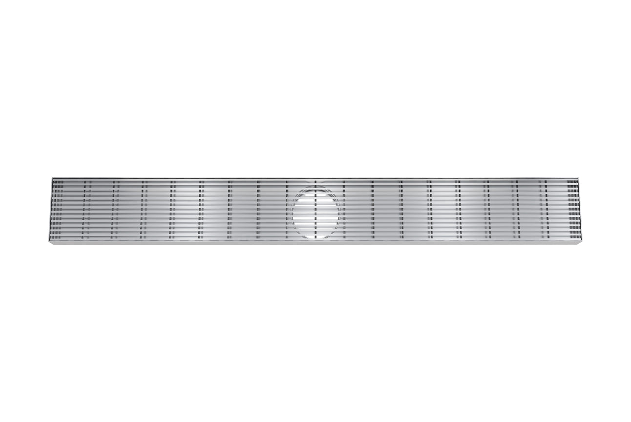 LINSOL EZYFLOW HEELGUARD CHANNEL BRUSHED STAINLESS 800MM
