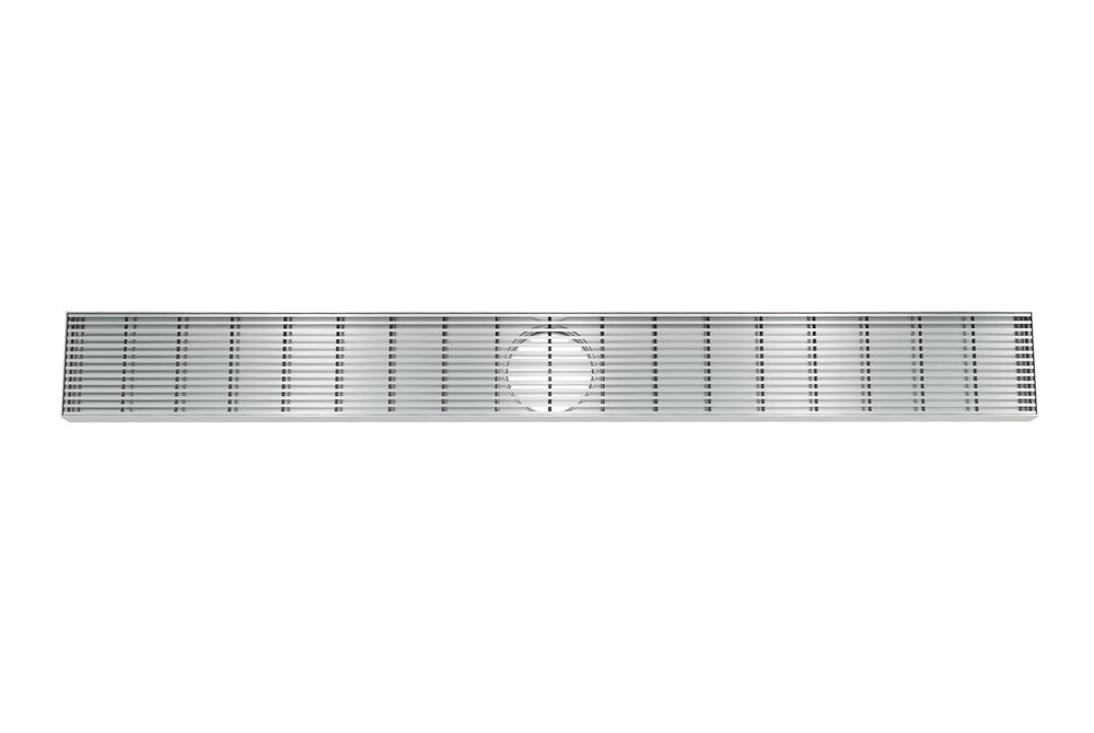 LINSOL EZYFLOW 900 LINEAR HEELGUARD CHANNEL GRATE MATTE BLACK