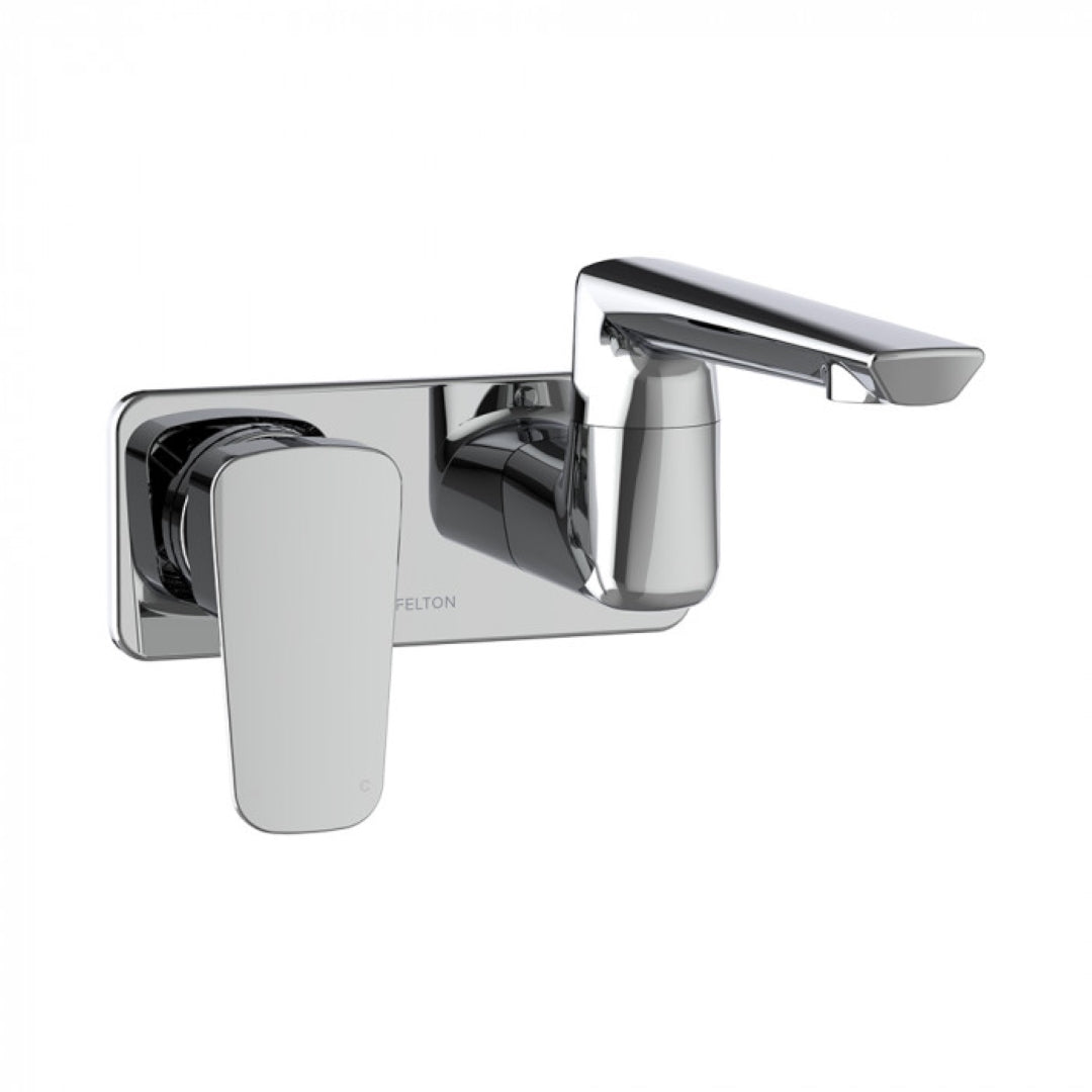 FELTON AXISS WALL MOUNTED SWIVEL BASIN / BATH MIXER CHROME