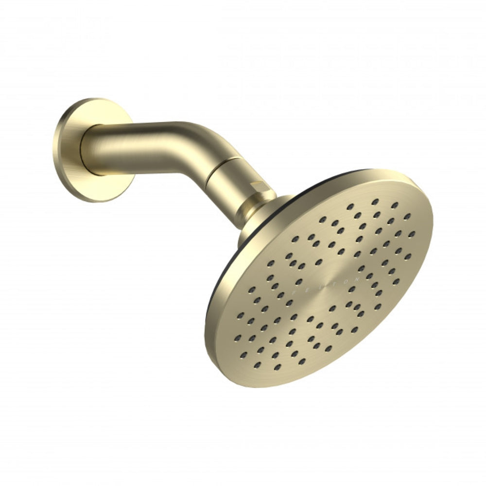 FELTON TATE AERLUX SHOWER ROSE 120MM BRUSHED GOLD