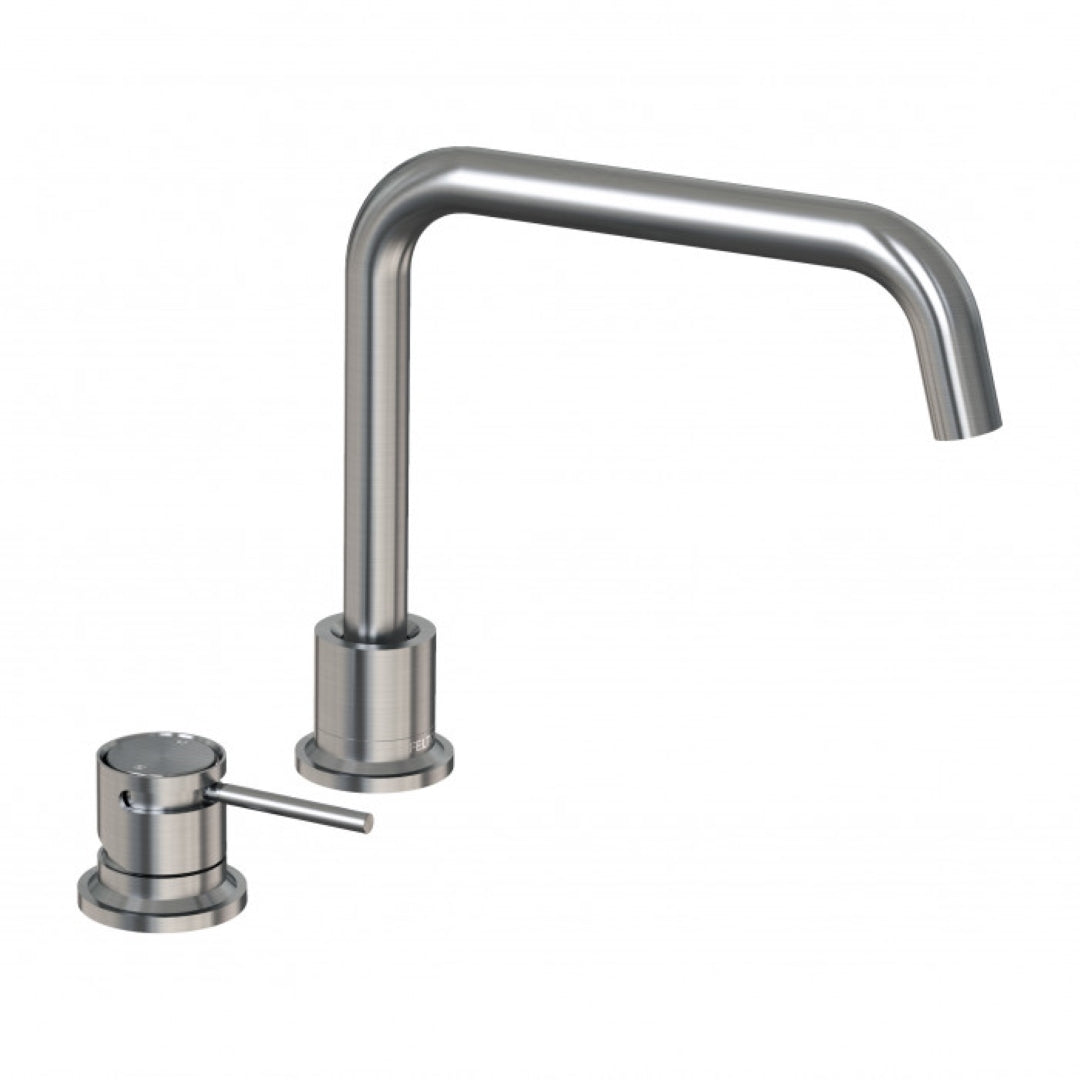 FELTON TATE DECK MOUNTED MIXER 300MM GUN METAL