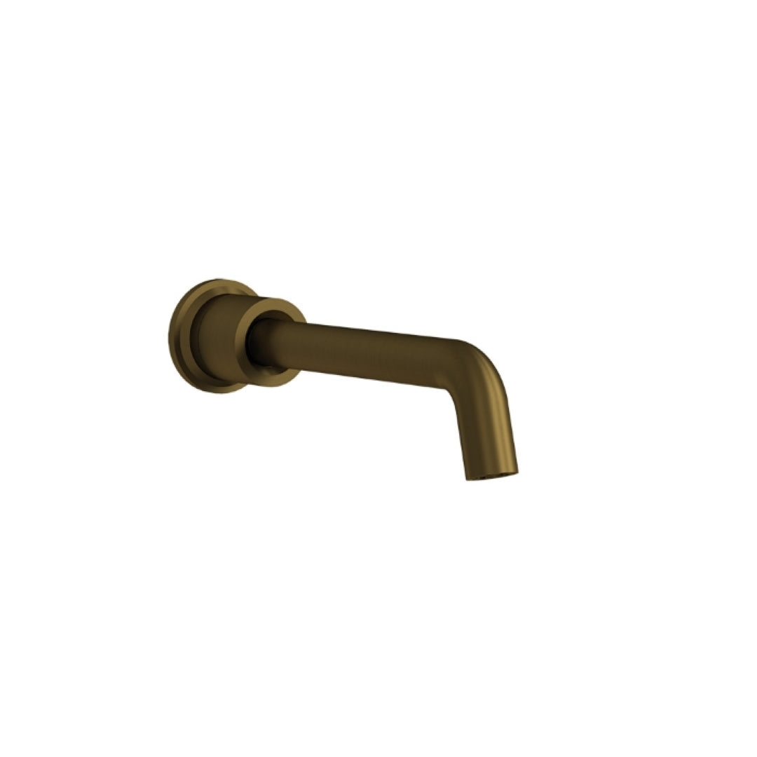 FELTON TATE WALL MOUNTED SPOUT 180MM BRUSHED BRONZE