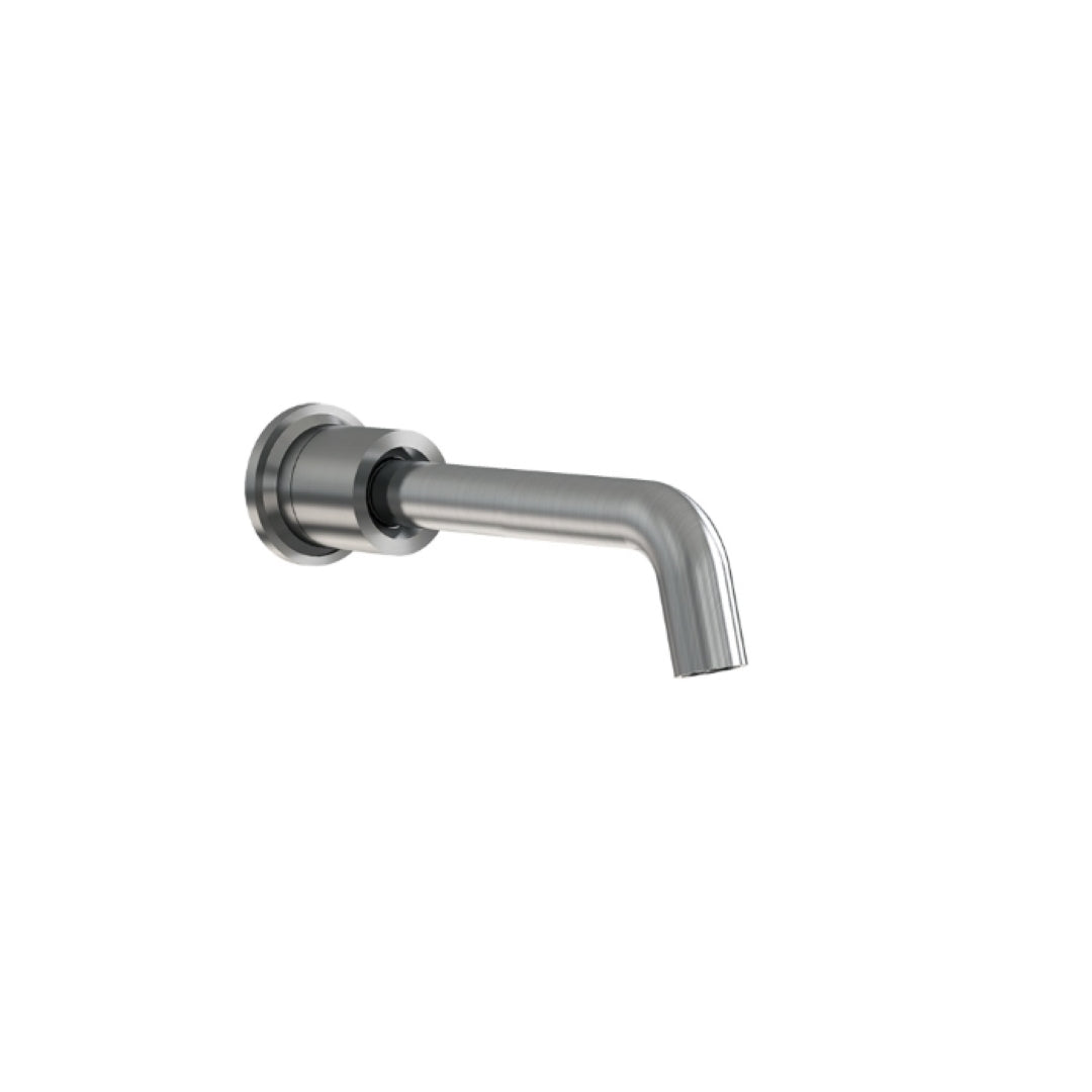 FELTON TATE WALL MOUNTED SPOUT 180MM GUN METAL