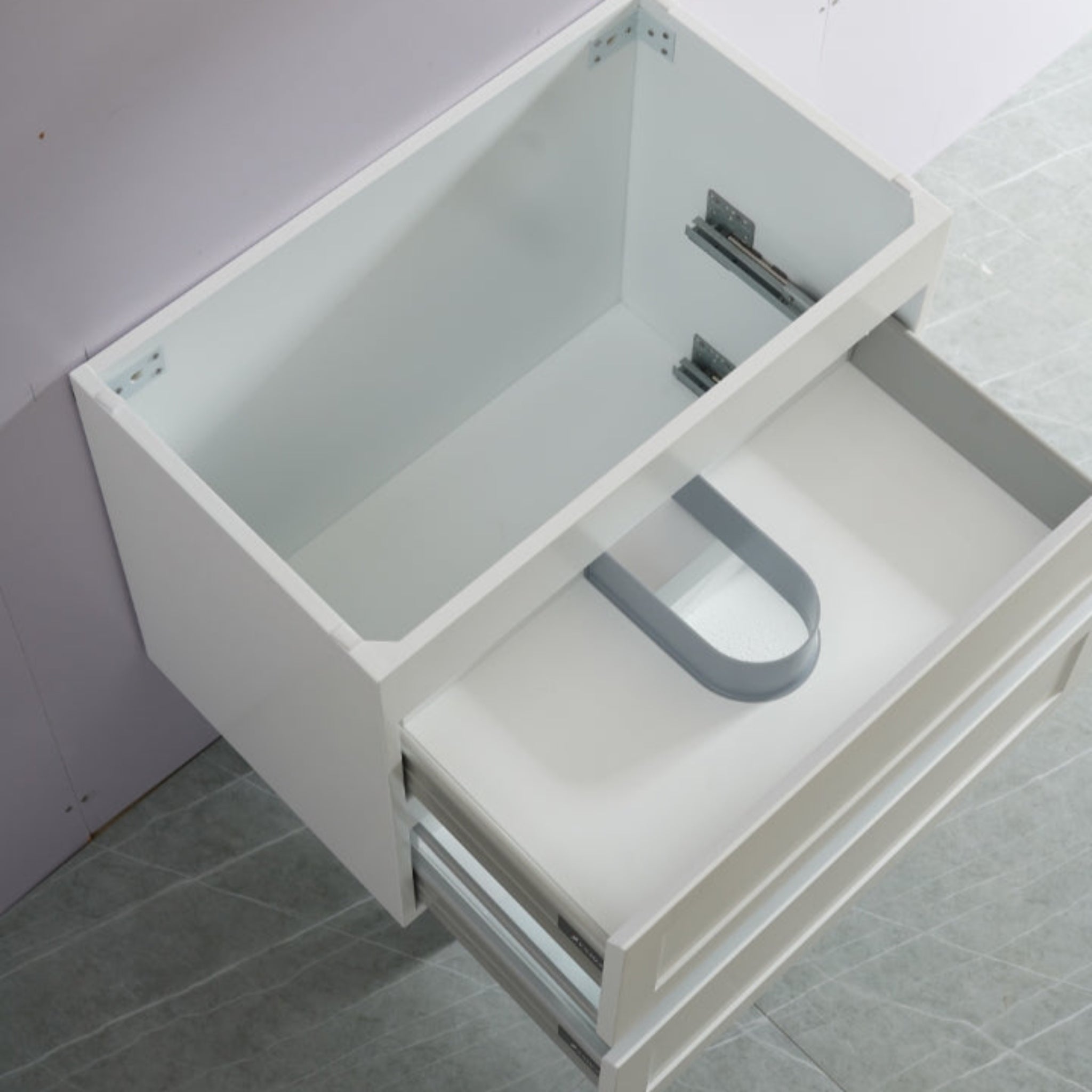 CETO FREMANTLE MATTE WHITE 750MM SINGLE BOWL WALL HUNG VANITY