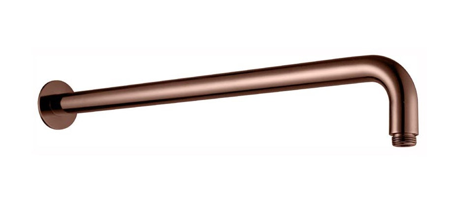 HELLYCAR CHRIS WALL SHOWER ARM 450MM ROSE GOLD