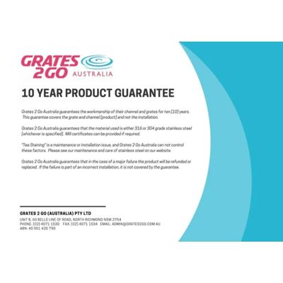 GRATES2GO SLIMLINE BRASS POINT DRAIN SATIN NICKEL 100MM