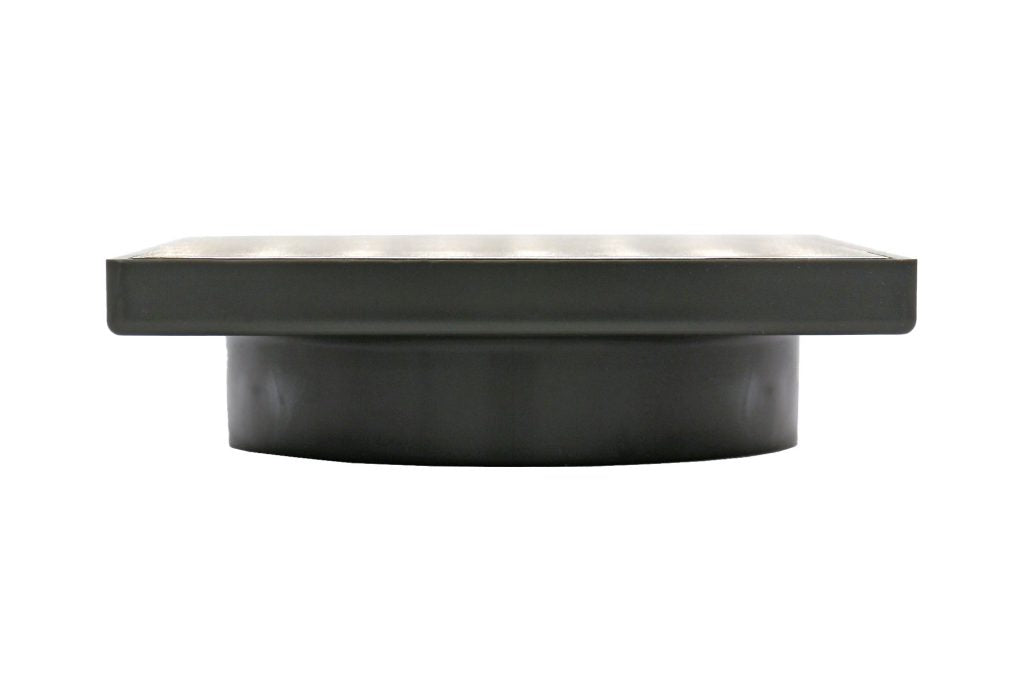 GRATES2GO SLIMLINE UPVC POINT DRAIN WITH WEDGE WIRE GRATE GREY 117MM