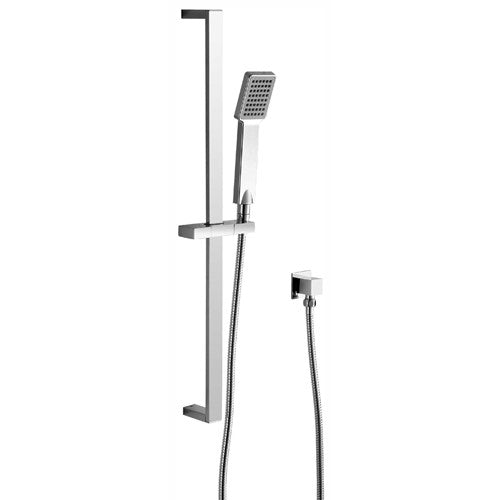HELLYCAR MODISH HAND SHOWER ON RAIL 700MM CHROME
